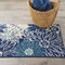 Homeroots 2 x 3 ft. Navy & Ivory Floral Scatter Area Rug 385430 - alternate 3